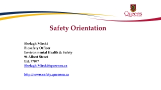 Safety Orientation