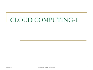 CLOUD COMPUTING-1