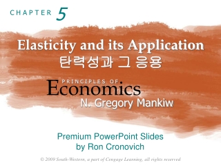 Elasticity and its Application 탄력성과 그 응용