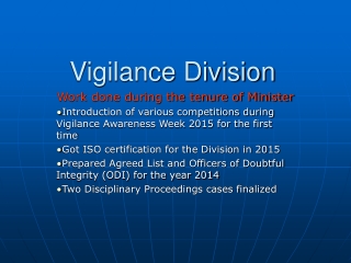 Vigilance Division