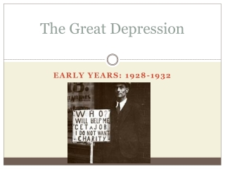 The Great Depression