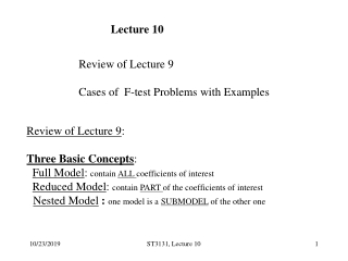 Lecture 10
