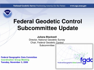 Federal Geodetic Control Subcommittee Update