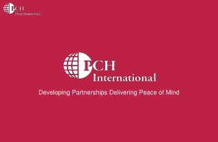 Developing Partnerships Delivering Peace of Mind