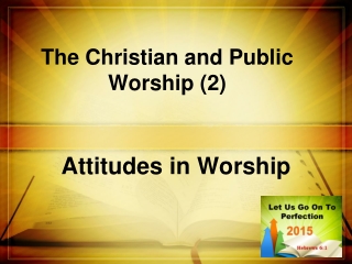 The Christian and Public Worship (2)