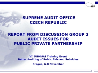 SUPREME AUDIT OFFICE CZECH REPUBLIC