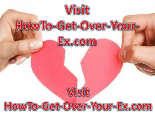 how to get over your ex