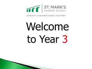 Welcome to Year 3