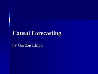 Causal Forecasting