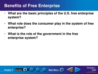 Benefits of Free Enterprise