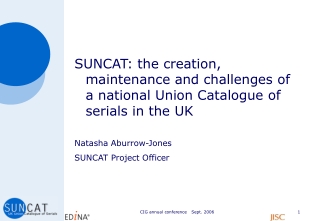 SUNCAT: a brief history