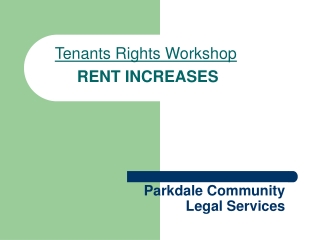 Parkdale Community Legal Services