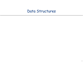 Data Structures