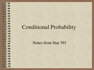 Conditional Probability