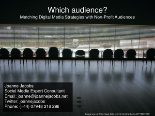 Which audience? Matching Digital Media Strategies with Non-Profit Audiences