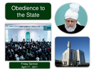 Friday Sermon April 1 st , 2011