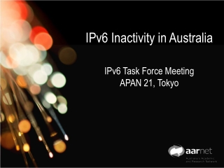 IPv6 Inactivity in Australia