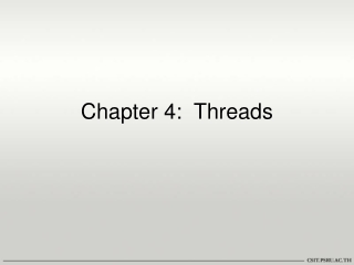 Chapter 4: Threads