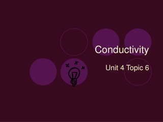 Conductivity