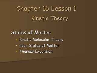 Kinetic Theory