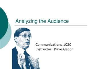 Analyzing the Audience