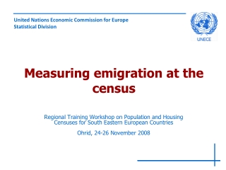 Measuring emigration at the census