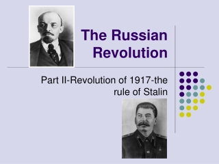 The Russian Revolution