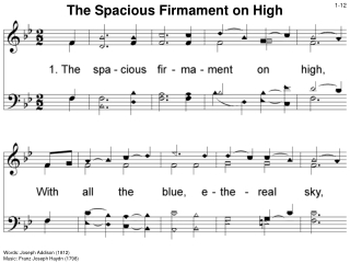 Words: Joseph Addison (1812) Music: Franz Joseph Haydn (1798)