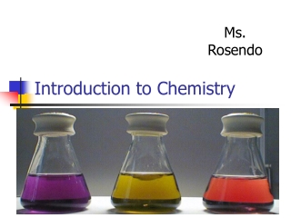 Introduction to Chemistry