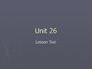 Unit 26