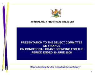 MPUMALANGA PROVINCIAL TREASURY