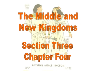 The Middle and New Kingdoms