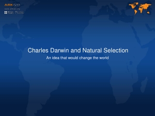 Charles Darwin and Natural Selection