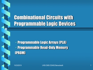 Combinational Circuits with Programmable Logic Devices