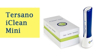 Tersano i-clean Mini Review - Portable Cleaning Tool