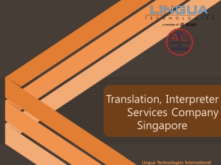 Translation services agency/company in singapore