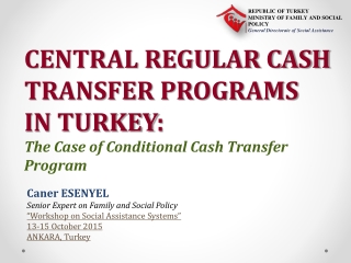 Caner ESENYEL Senior Expert on Family and Social Policy