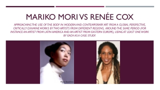 MARIKO MORI VS RENÉE COX