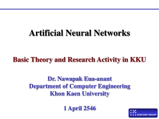 Artificial Neural Networks