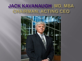 Dr. Jack Kavanaugh and His Work For Social Welfare of Society