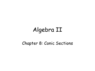 Algebra II