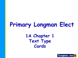 Primary Longman Elect