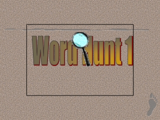 Word Hunt 1