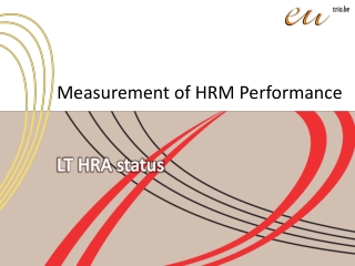 Measurement of HRM Performance