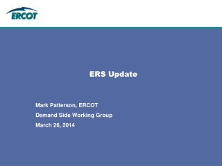 ERS Update