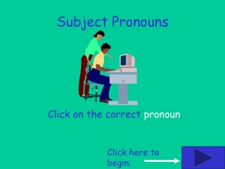 Subject Pronouns