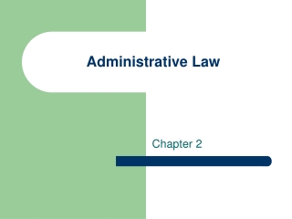 Administrative Law