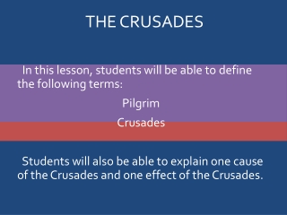 The Crusades