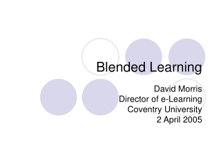 Blended Learning