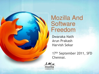 Mozilla And Software Freedom